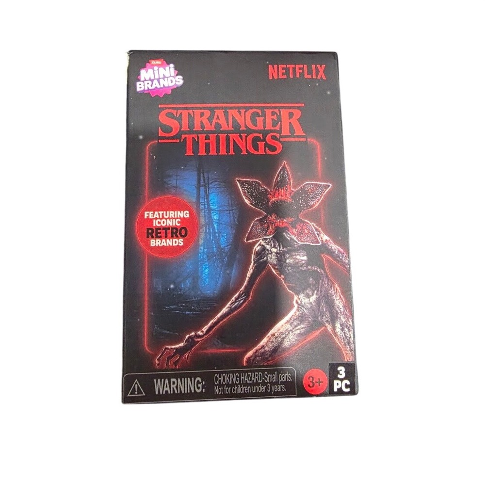 Zuru Mini Brands Netflix Stranger Things Retro Mystery Box 3pc Collectible 77814